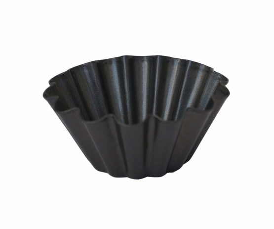 De Buyer Mini Non-Stick Brioche Moulds 10cm 4.3cm