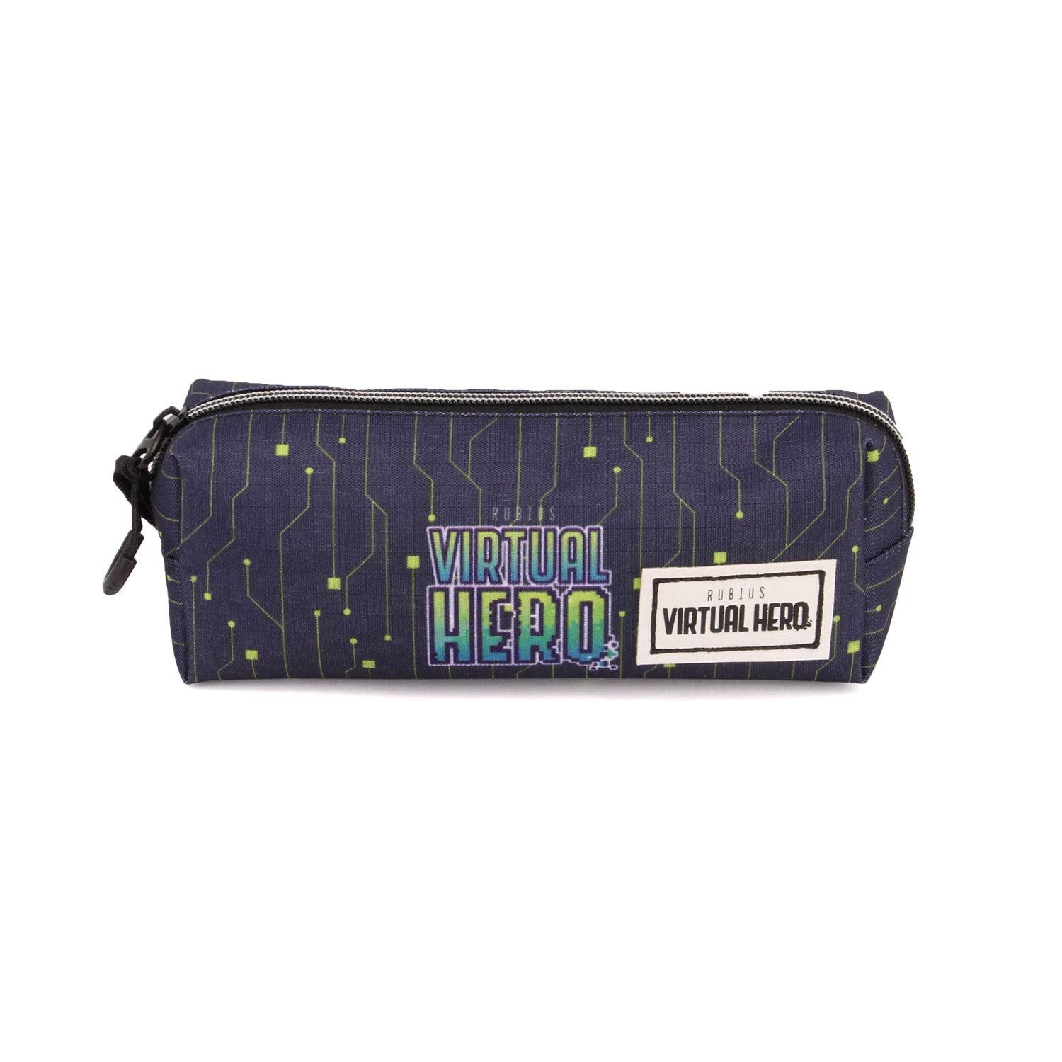 Virtual Hero OMG-Square HS Pencil Case, Dark Blue, 21 x 7 cm - Image 2