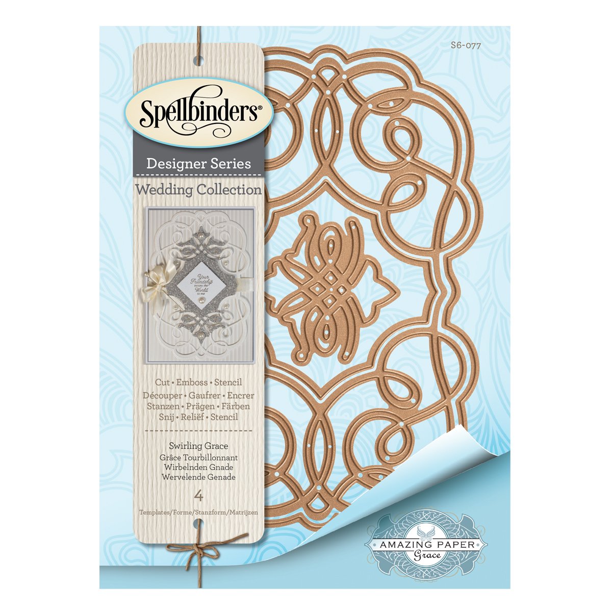 Spellbinders Spellbinders Nestabilities Dies-Swirling Grace,,Multicolor,0.25 x 13.97 x 22.22 cm - Image 4