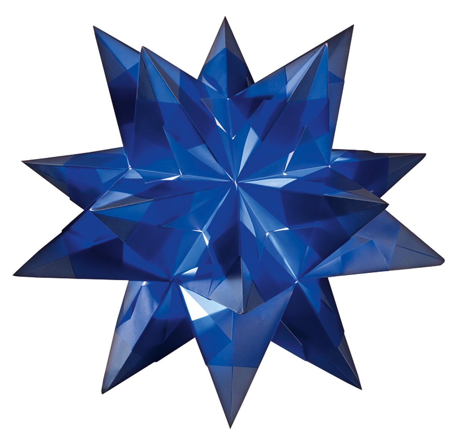 folia 836/3030 Bascetta Star Handicraft set, blue, Paper, blue, 30 x 30 cm, 40 cm - Image 2