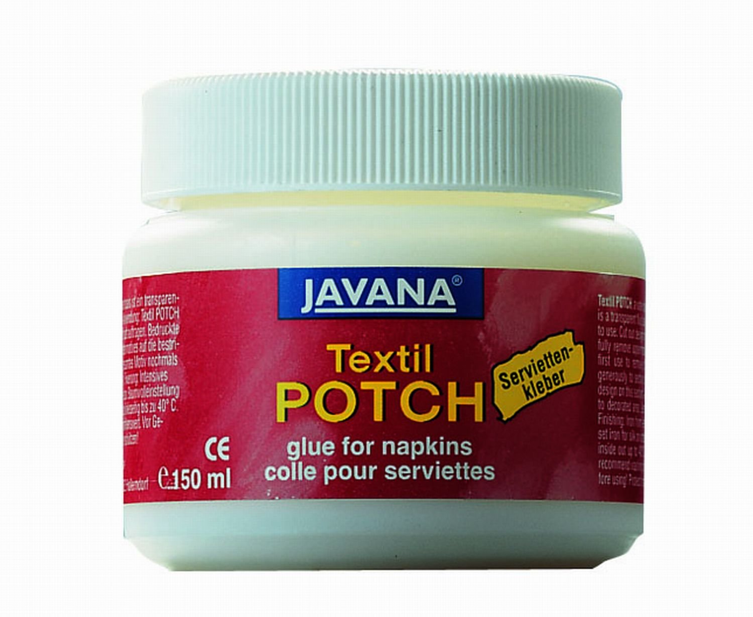 KREUL 90981 Potch Textile Glue 150 ml, brown