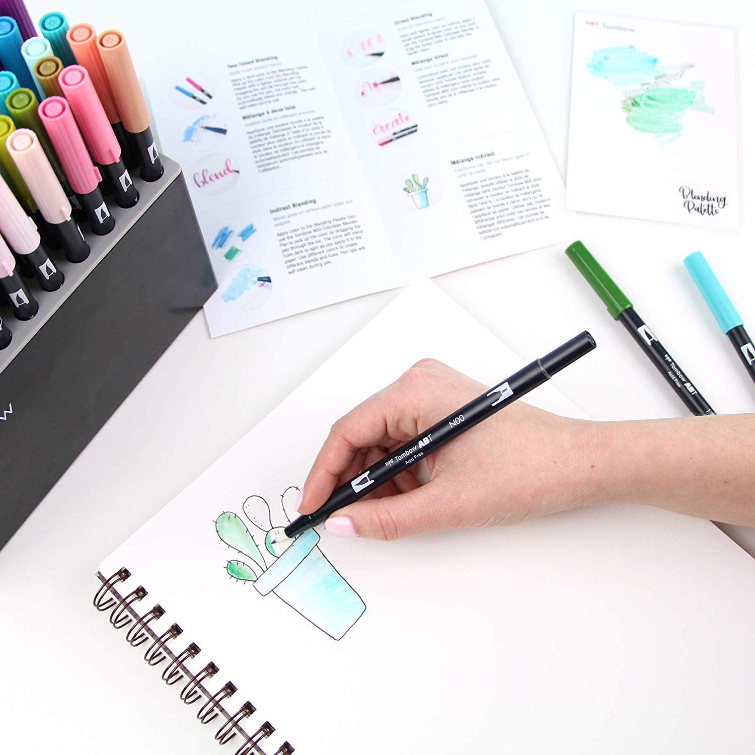 Tombow 56180 4-in-1 Blending Kit for Water Based Brush Pen - Image 4