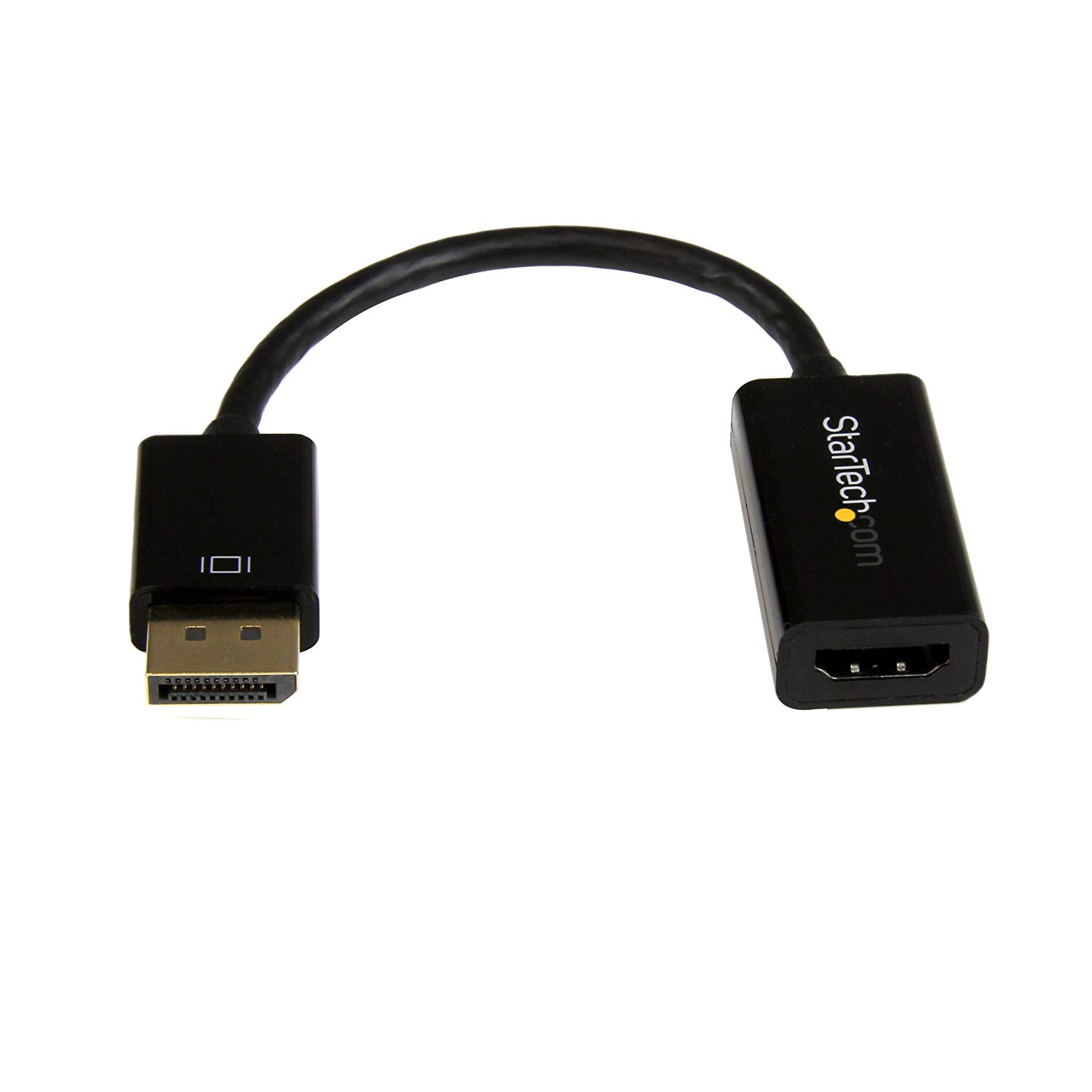StarTech.com DisplayPort to HDMI 4K Audio / Video Converter, DisplayPort 1.2 to HDMI Active Adapter for DP-enabled Computers