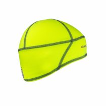 GripGrab Lightweight Thermal Under Helmet Cycling Running Skull Cap - Winter Bicycle Hat - Black, Neon HiViz Headwear