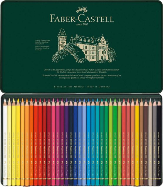 Faber-Castell Polychromos Colour Pencils Tin Of 36 - Image 4
