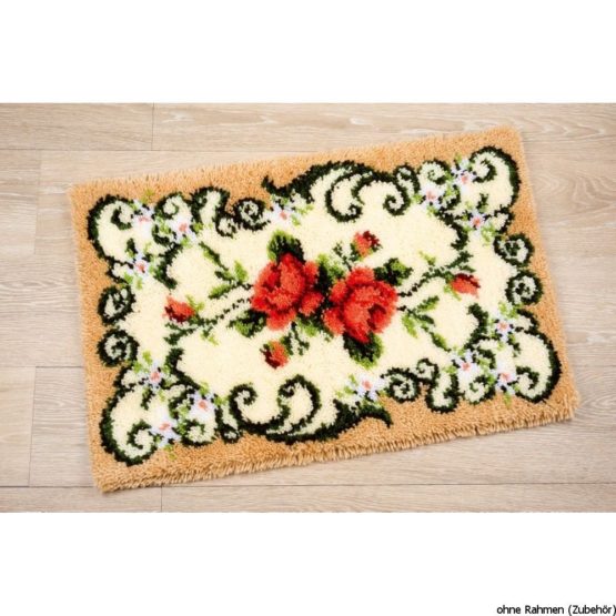 Vervaco Latch Hook Roses Rug
