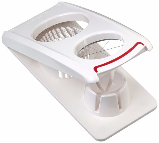 Leifheit Egg cutter Combi in white/red, stainless steel - Image 2