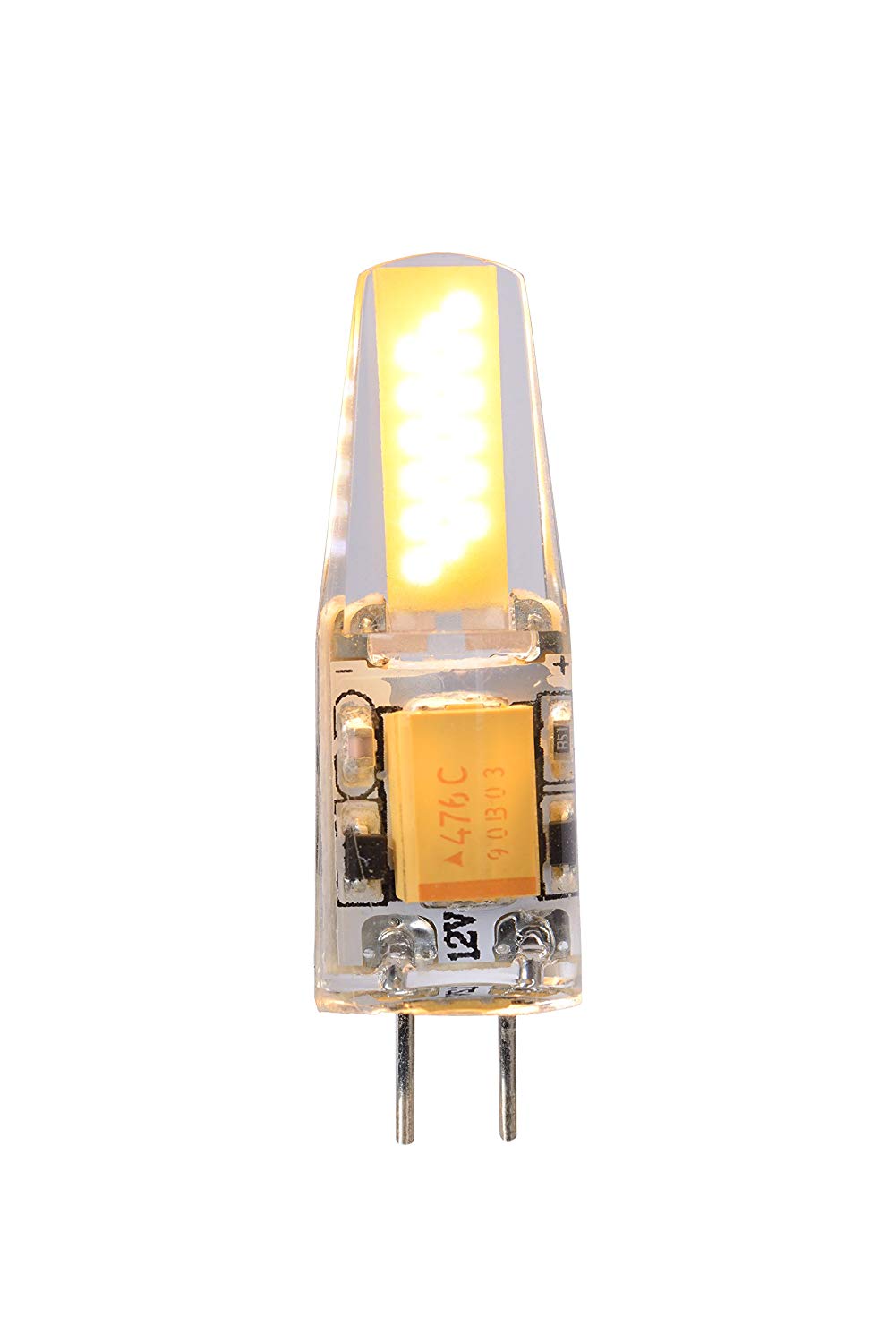 Lucide LED BULB G4 - Led Bulb - diameter 0,9 cm - LED - G4 - 1x1,5W 2700K - White, 1 x 1 x 3.8 cm