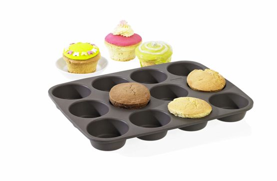 Lurch FlexiForm 85031 American Muffin Tray with 12 Moulds Brown - Image 4