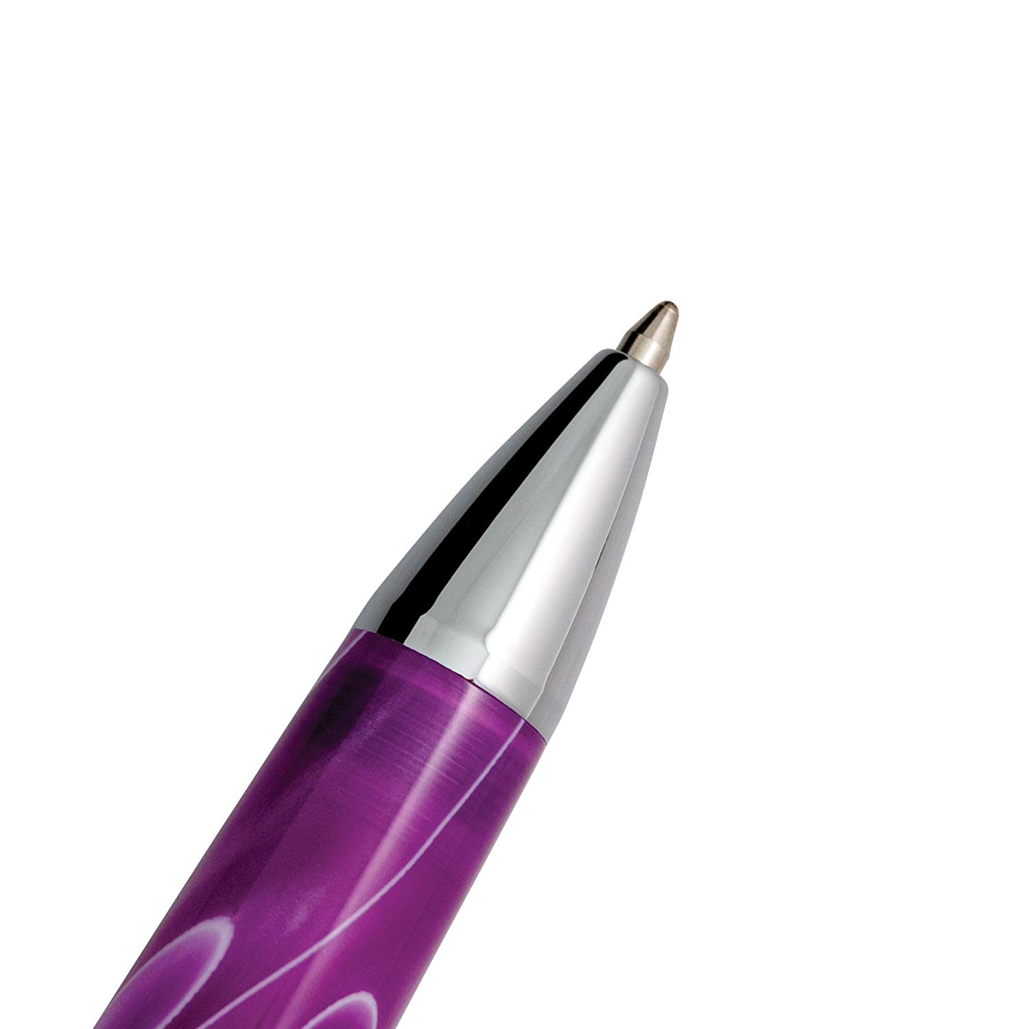 Monteverde Prima Swirl Ballpoint Pen - Purple, Purple swirl - Image 2