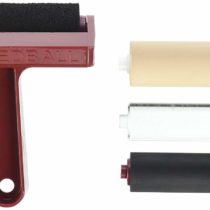 Speedball Art Products Speedball Pop-in 4-inch Roller Brayer Kit Foam, Hard Rubber and Acrylic, Black