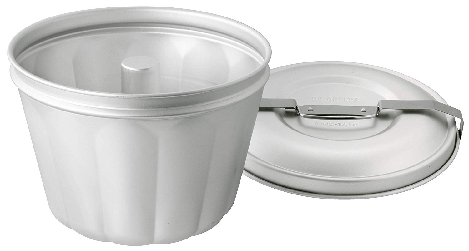 Dr. Oetker Baking Friends Classic Water Bath Mould 2.5 L, Silver
