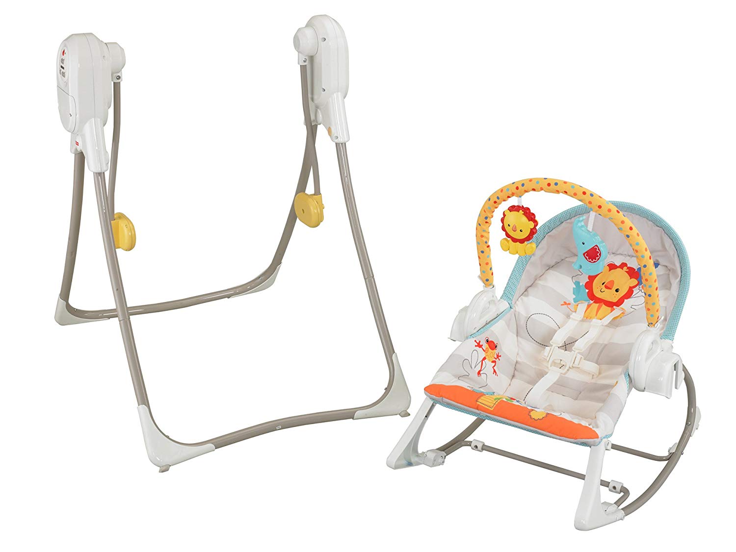 Fisher-Price 3-in-1 Swing-n-Rocker, Multi-Colour - Image 2