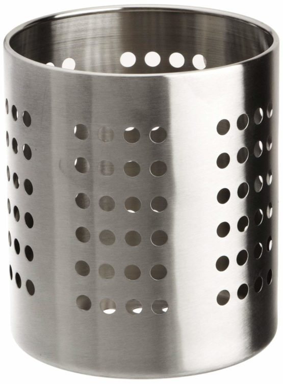 Zeller 27340 Kitchen Utensil Holder 10 x 11 cm Stainless Steel
