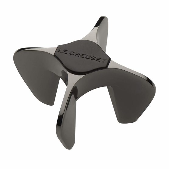 LE CREUSET Champagne and Sparkling Wine Bottle Opener, Screw-Top Cork Remover, Champagne Star, Model SW-100, Black NickeLitre, 59995016000625