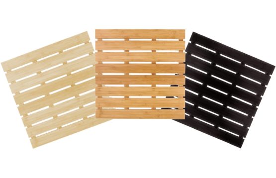 Ridder Grating 21105211 Bath Mat 52 x 52 cm Wooden Natural - Image 4