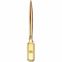 El Casco M650L Letter Opener - Gold, 220 x 30 x 5 mm.