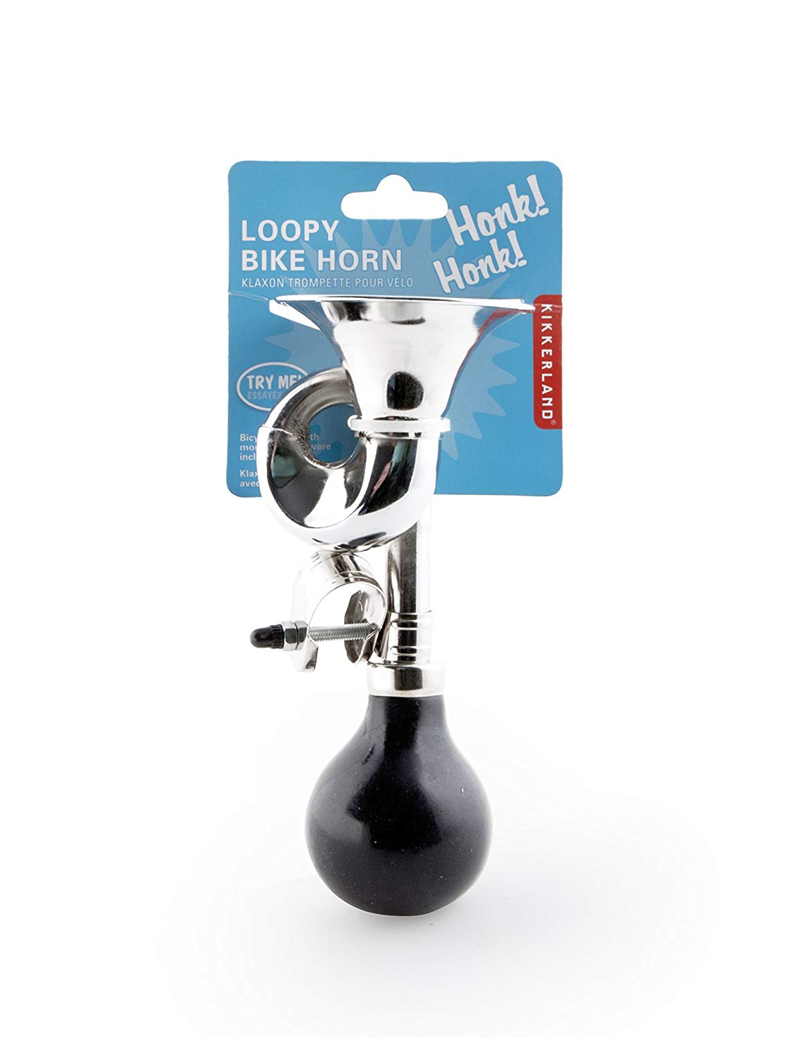 Kikkerland Bike Horn - Silver, Medium - Image 2