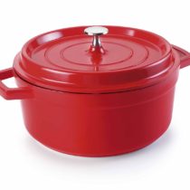 LACOR Cast Aluminium Casserole, Red, 28 cm