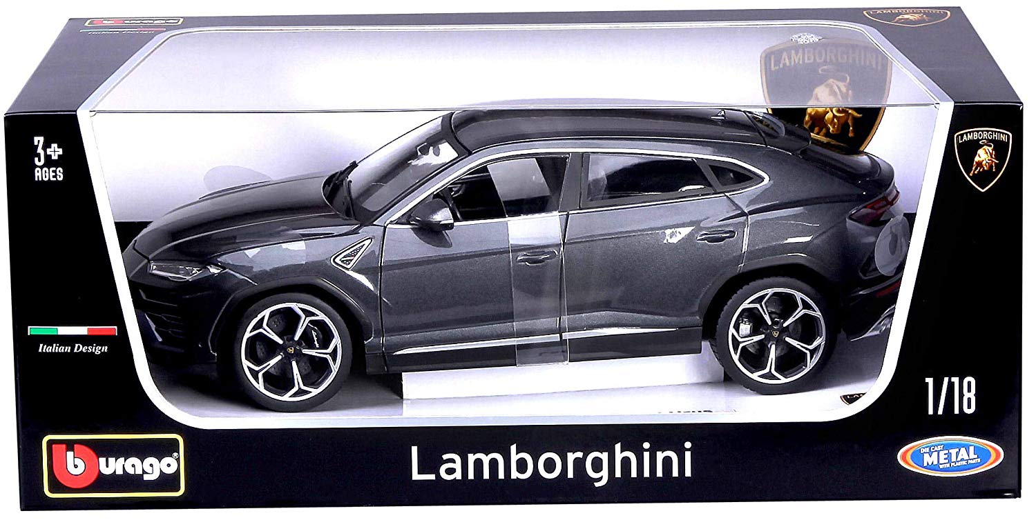 Bburago 1811042Y 1:18 Lamborghini Urus, Yellow, 25 cm - Image 4