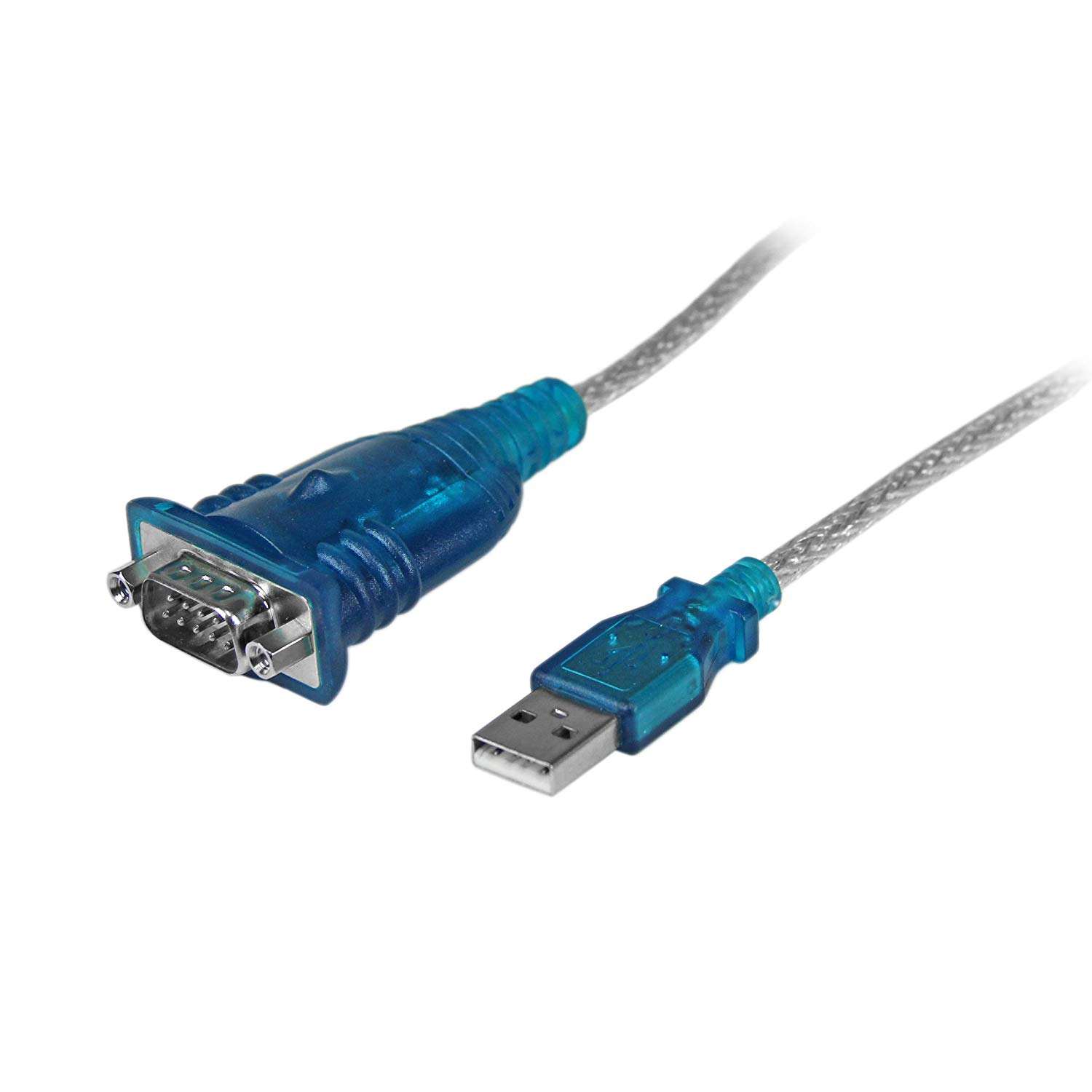 StarTech.com 17in (43cm) 1-Port USB to Serial Adapter Cable, USB-A to DB9 RS232, USB to RS232 Adapter, Prolific Chipset - M/M