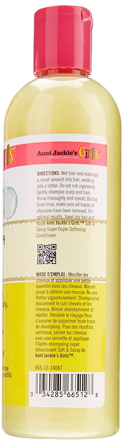 Aunt Jackies Moisturizing and Softening Shampoo, Girls Heads Up 355 ml, Yellow, 355 ml (Pack of 1) - Image 2