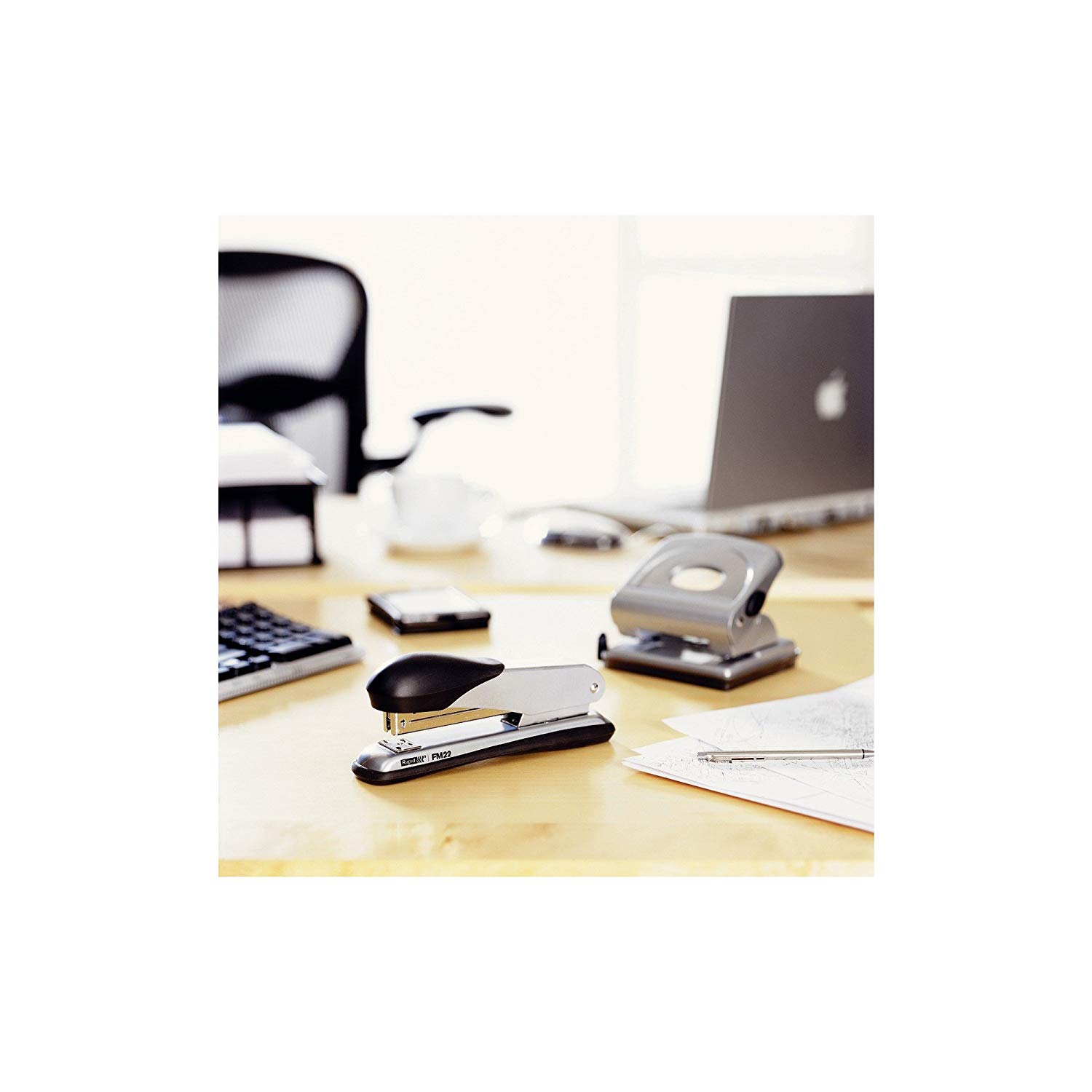 Rapid 21835502 Fashion FMC25+ Hole Punch, Guide Bar with Format