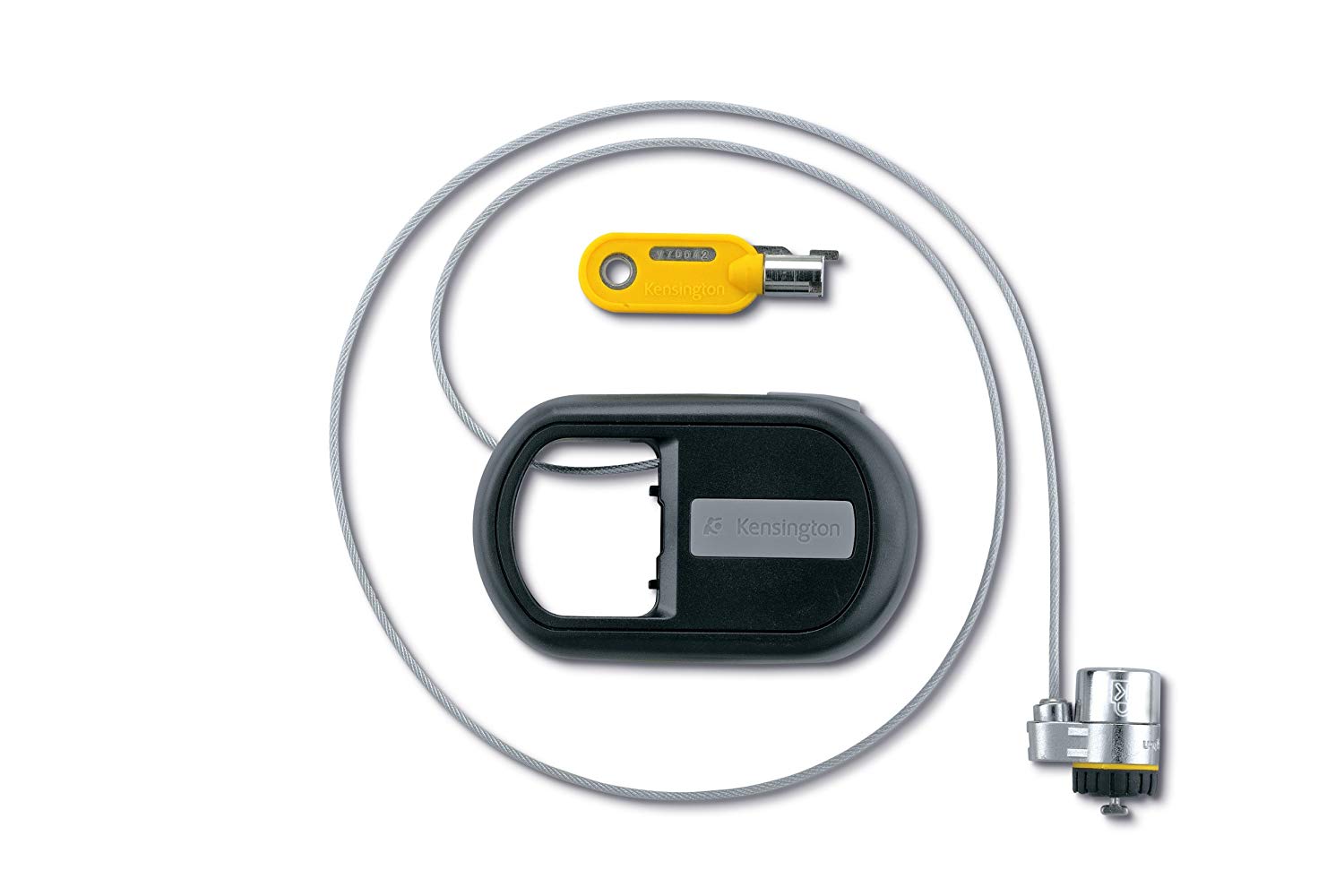 Kensington MicroSaver® Retractable Laptop Lock - Keyed Different, Black - Image 2