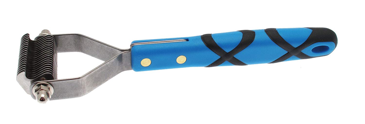 GROOM PROFESSIONAL Coat King Stripping Rake for Dogs, Deshedding Brush for Dogs, Undercoat Rake for Deshedding & Detangling