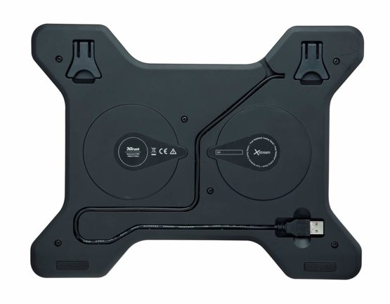 Trust Xstream Breeze Cooling Pad, 2 Fans, Fits 15-16 Inch Laptops - Image 2