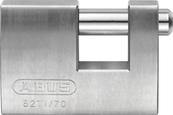 ABUS 24673 82TI/70 Titalium Monobloc Padlock, Silver