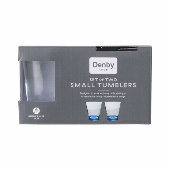 Denby Imperial Blue Small Tumbler - Set of 2 - Image 3