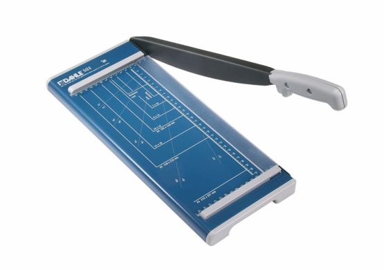 Dahle 502 Guillotine Paper Cutter (Cutting Performance up to 8 Sheets / DIN A4) Blue