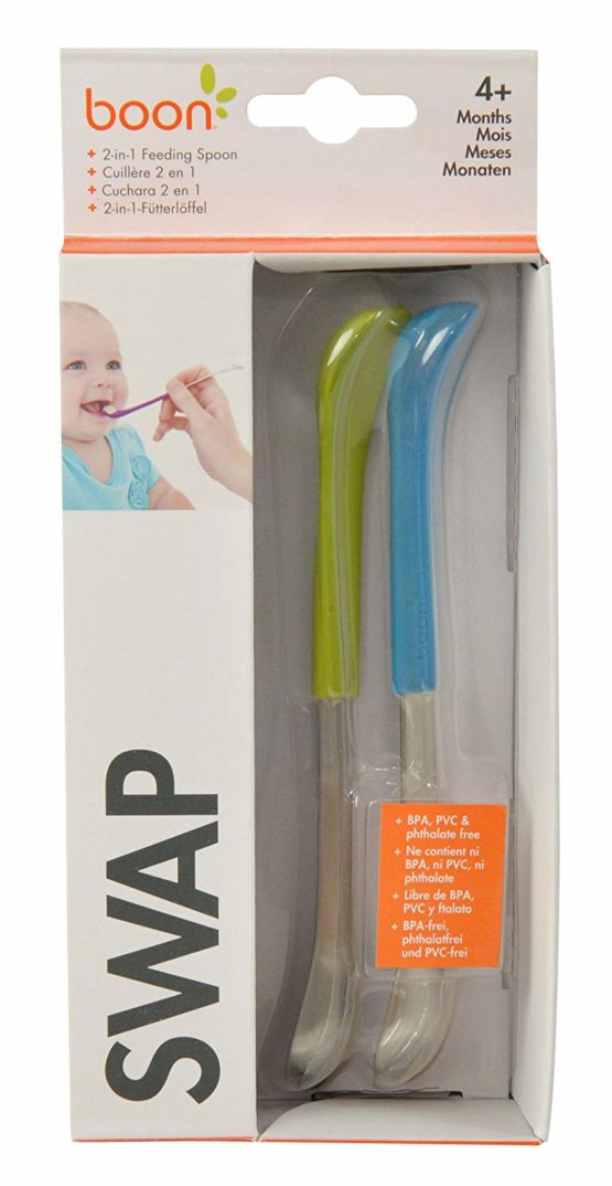 Boon SWAP 2-in-1 Baby Feeding Spoons 2 pack - Image 3