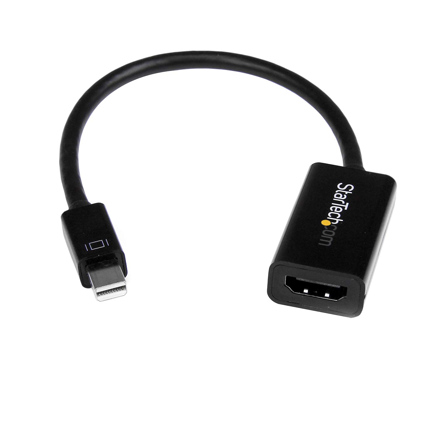 StarTech.com Mini DisplayPort to HDMI Adapter, Active mDP to HDMI Video Converter, 4K 30Hz