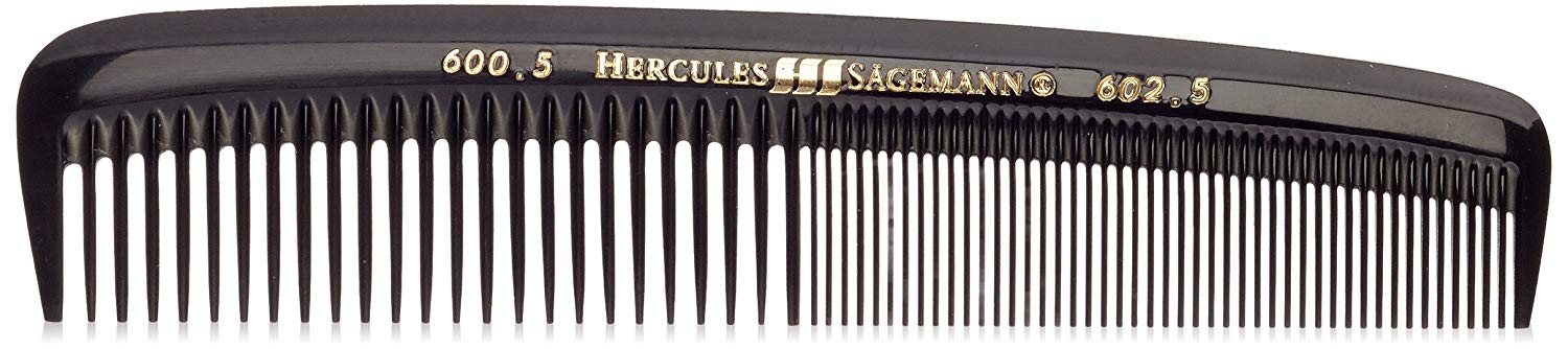 HERCULES SÄGEMANN - 600-602 Men's Pocket Comb, black, 1 Stück (1er Pack)
