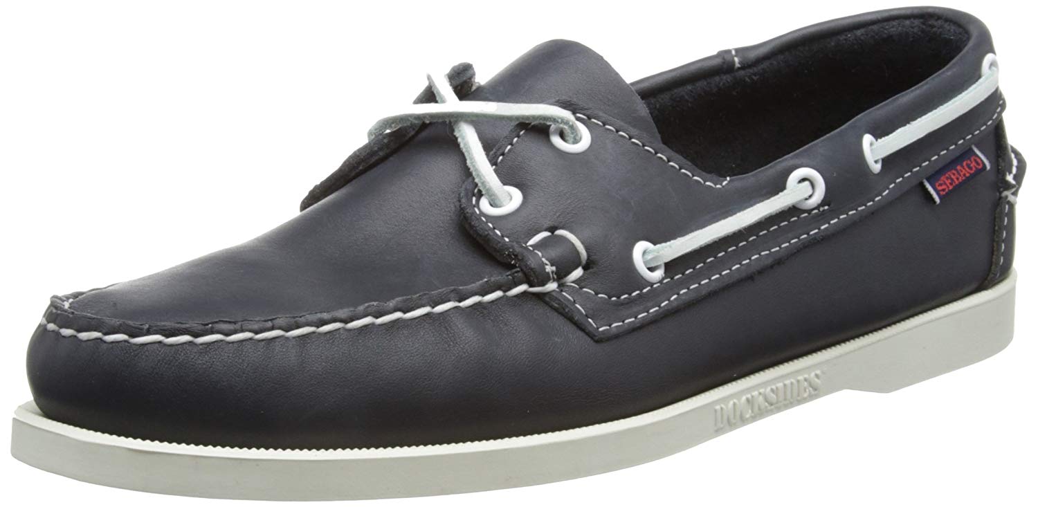 Sebago Docksides, Men's Boat Shoes, Blue (Blue Nite), 6.5 UK / 40 EU, Blue Navy