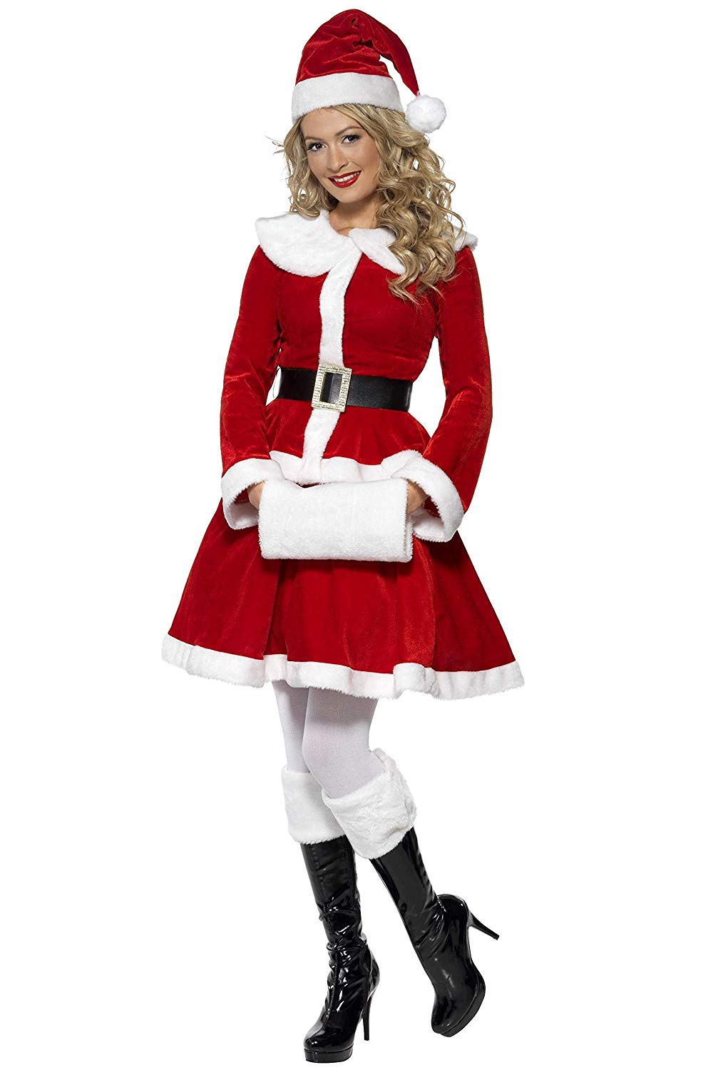 christmas fancy dress outfits for womens LADIES CHRISTMAS FANCY DRESS ADULT COSTUMES WOMENS MISS SANTA ELF CHOOSE  STYLE