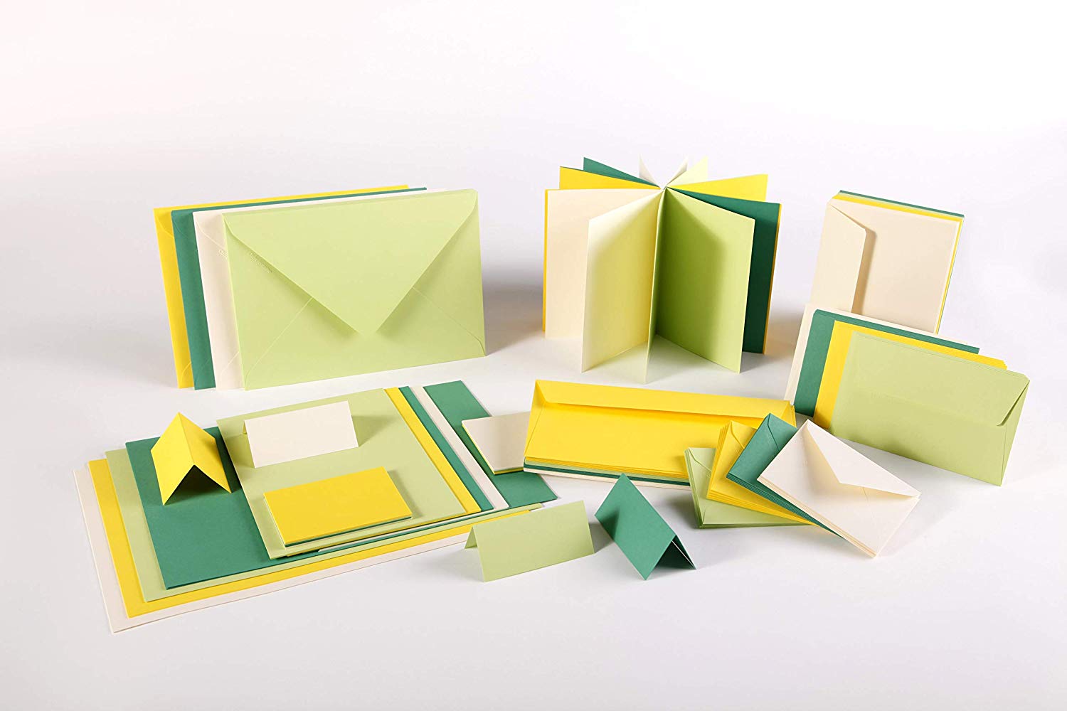 Clairefontaine 11590C Gold Iridescent Paper Pack of 25 Plain Cards DL 10.6x21.3cm 210gsm Invitation and Correspondence Cards Pollen Range Smooth Premium - Image 4