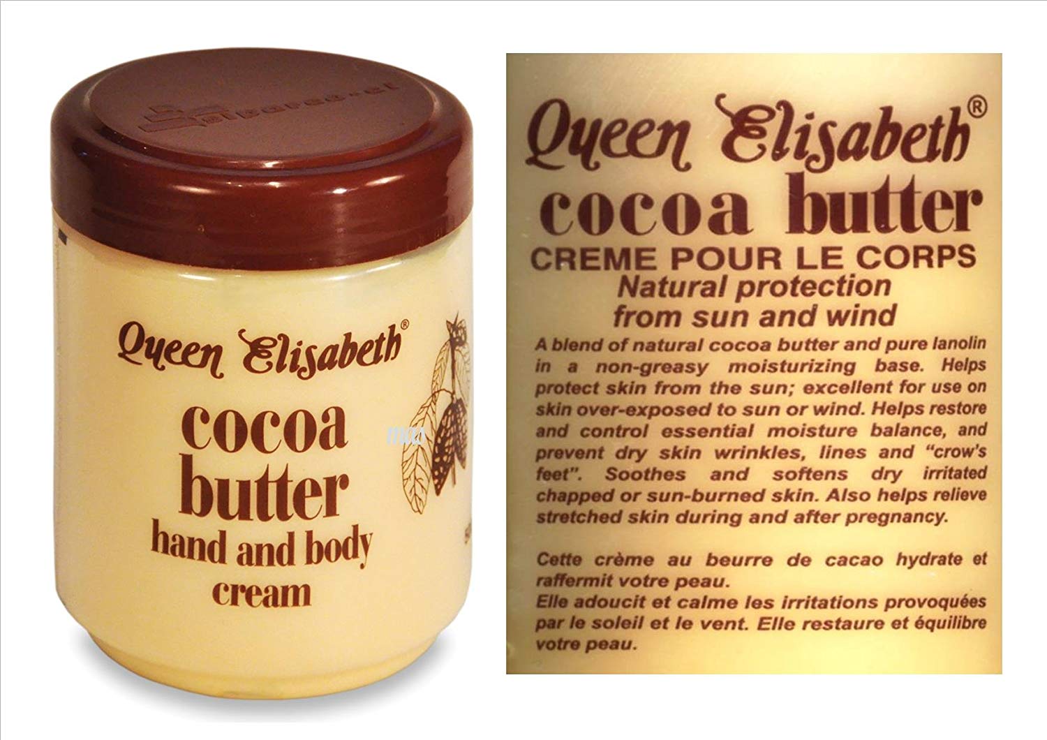 Queen Elisabeth Cocoa Butter Hand and Body Cream 500 ml, 500 ml (Pack of 1) - Image 3