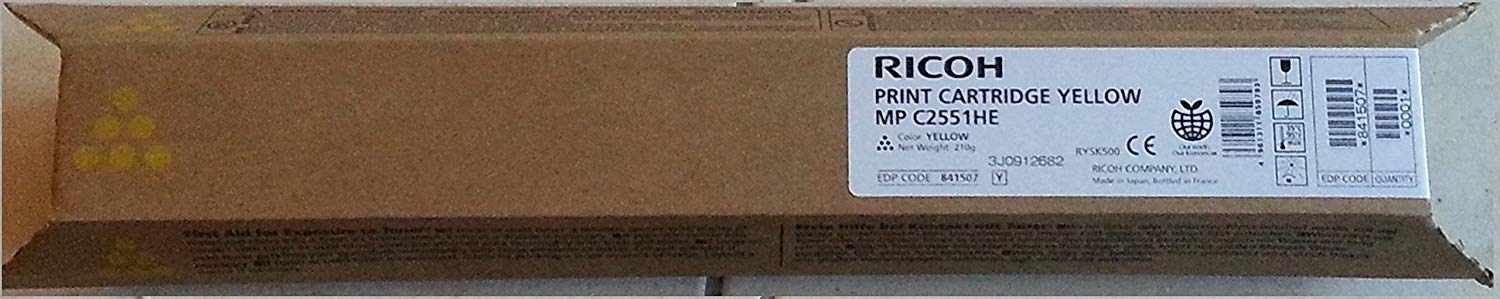 Ricoh 841507 MPC2030 TON HC Type MPC2551E Toner - Yellow, Magenta
