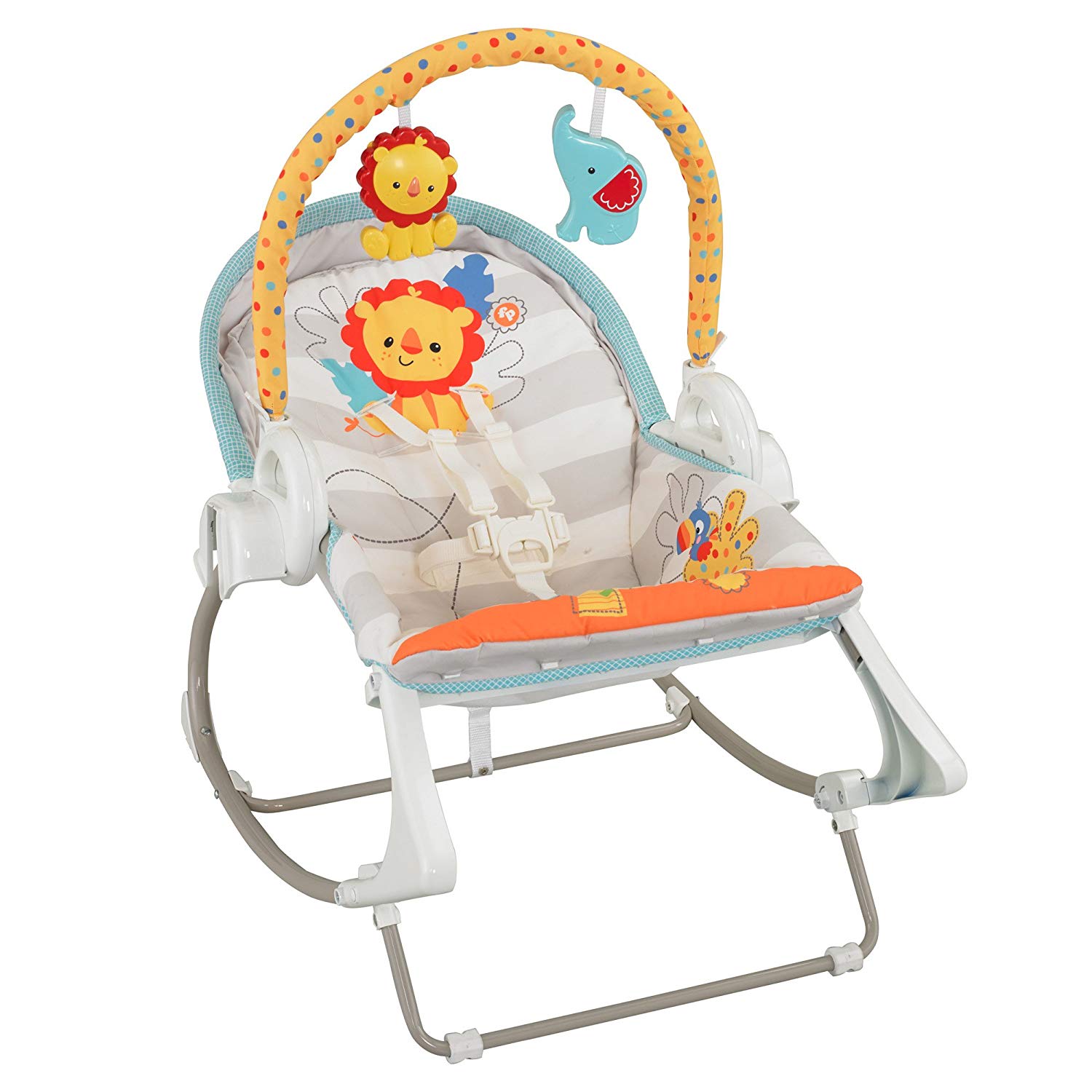 Fisher-Price 3-in-1 Swing-n-Rocker, Multi-Colour - Image 4