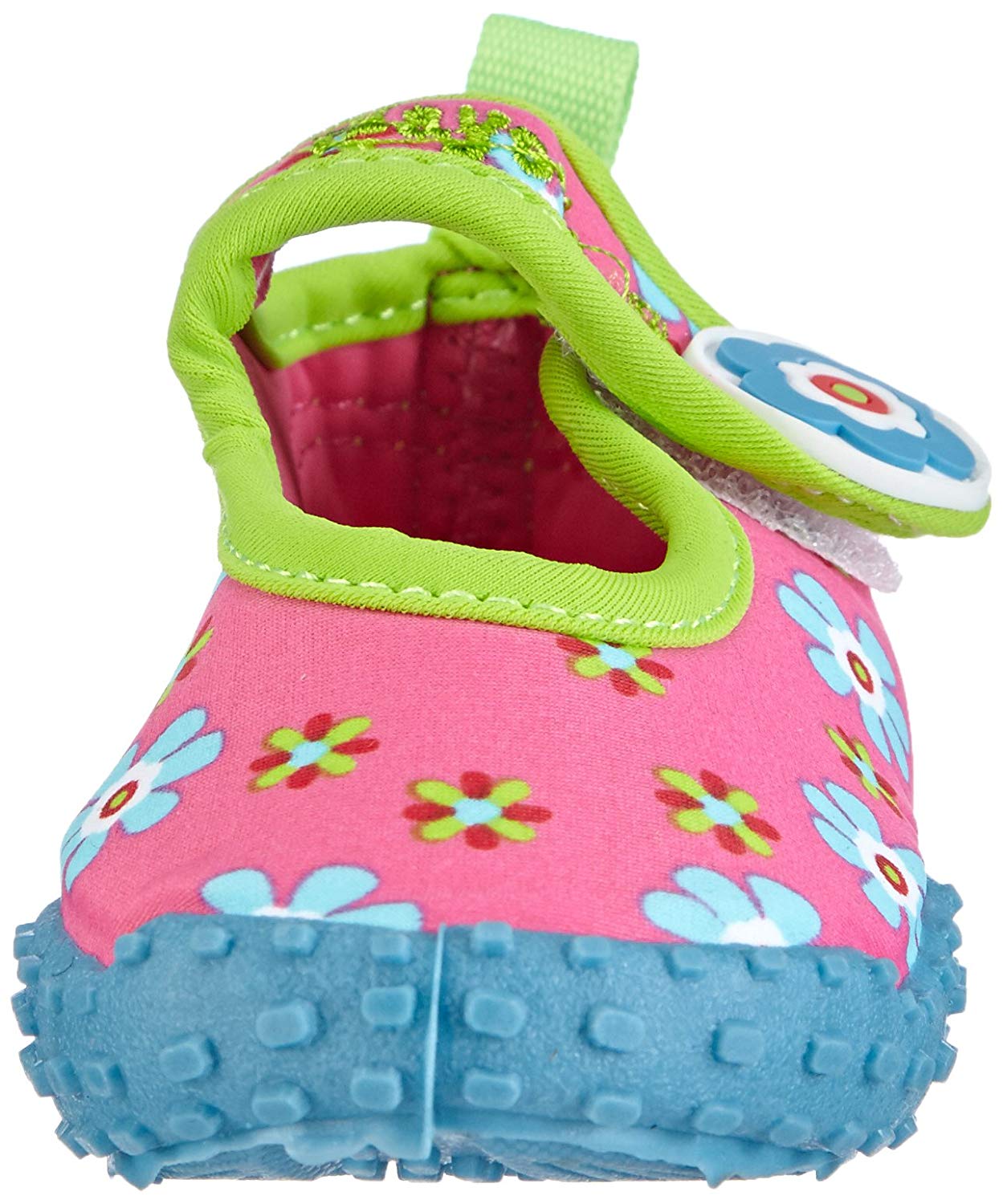 Playshoes Girls UV Protection Aqua Shoes Flowers, 174759, Size EU 18/19, Pink Pink 18, 2.5 UK Child - Image 2