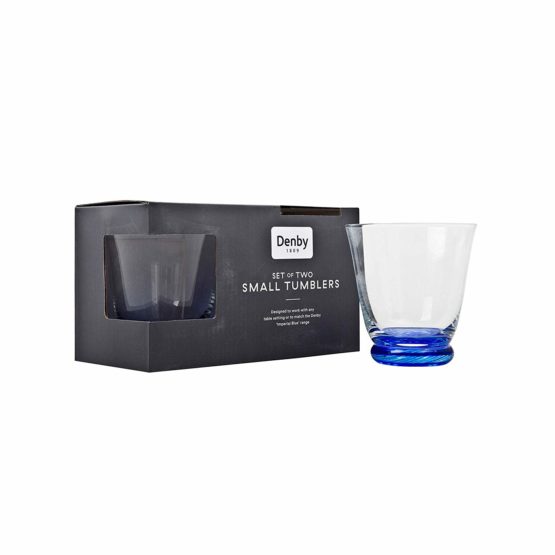 Denby Imperial Blue Small Tumbler - Set of 2 - Image 2