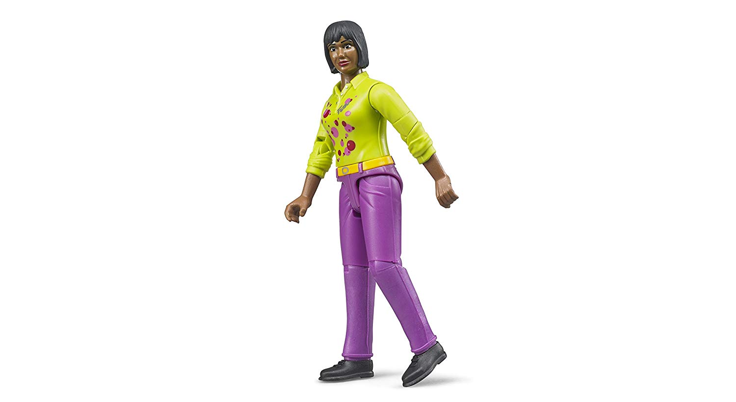 Bruder 60403 Woman Figure - Medium Skin & Jeans 1:16 Scale Toy Worker Compatible with All Vehicles & Playsets - Image 2