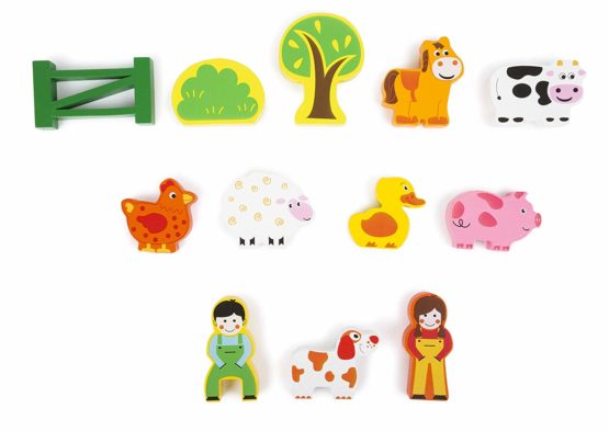 Small Foot Farm Themed Play Set FSC 100% - Image 3