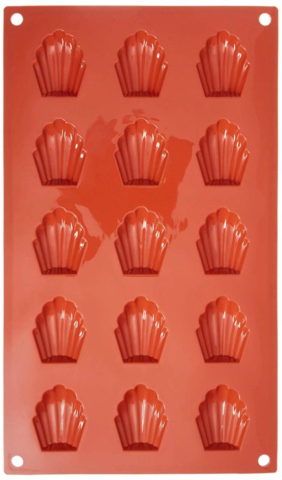Silikomart Silicone Mould Madeleine, Mini, Terracotta (1 Piece)