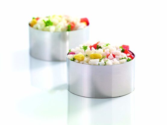 KitchenCraft Cooking Rings, Stainless Steel, 7 x 3.5 cm, Set of 2 - Image 3