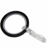 Gardinia Curtain ring Ø 20 mm black, Metal