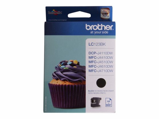 Brother LC-123BK Inkjet Cartridge, Black, Single Pack, High Yield, Includes 1 x Inkjet Cartridge, Brother Genuine Supplies - Image 4